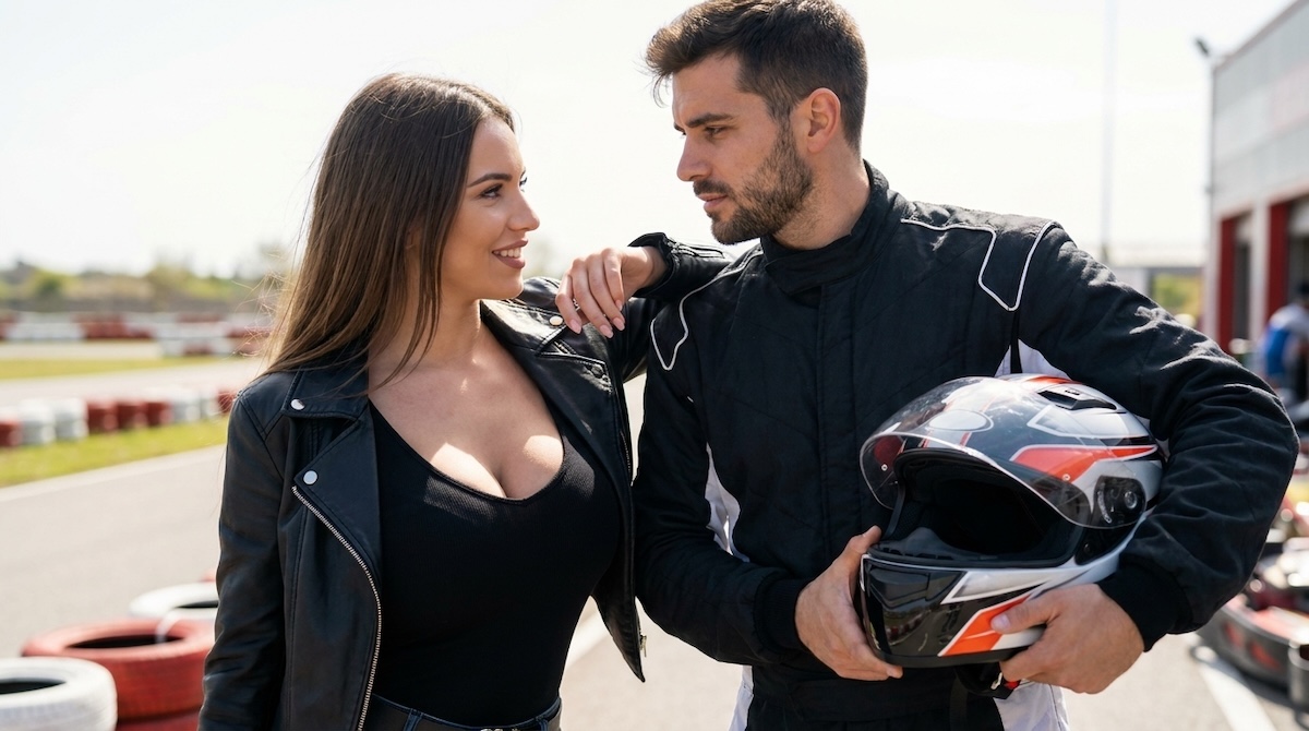Zmysłowy flirt kobiety z mężczyzną, bliski kadr, napięcie i ponowne zainteresowanie